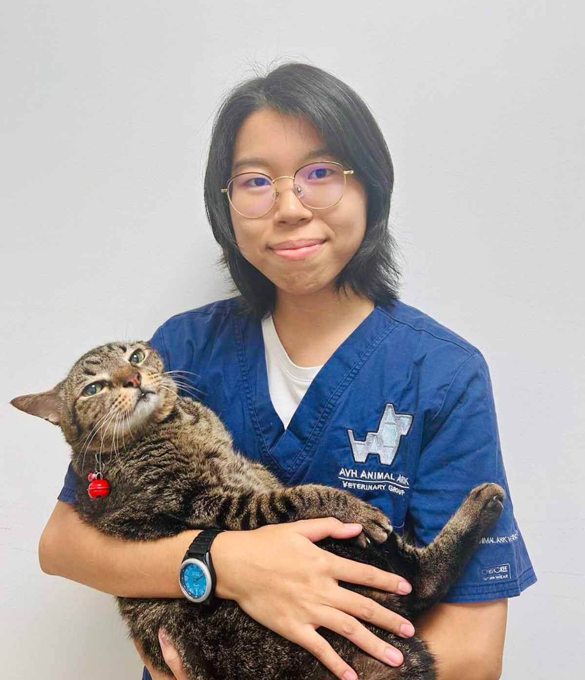 Grace, veterinary nurse at AVH Animal Ark Vet