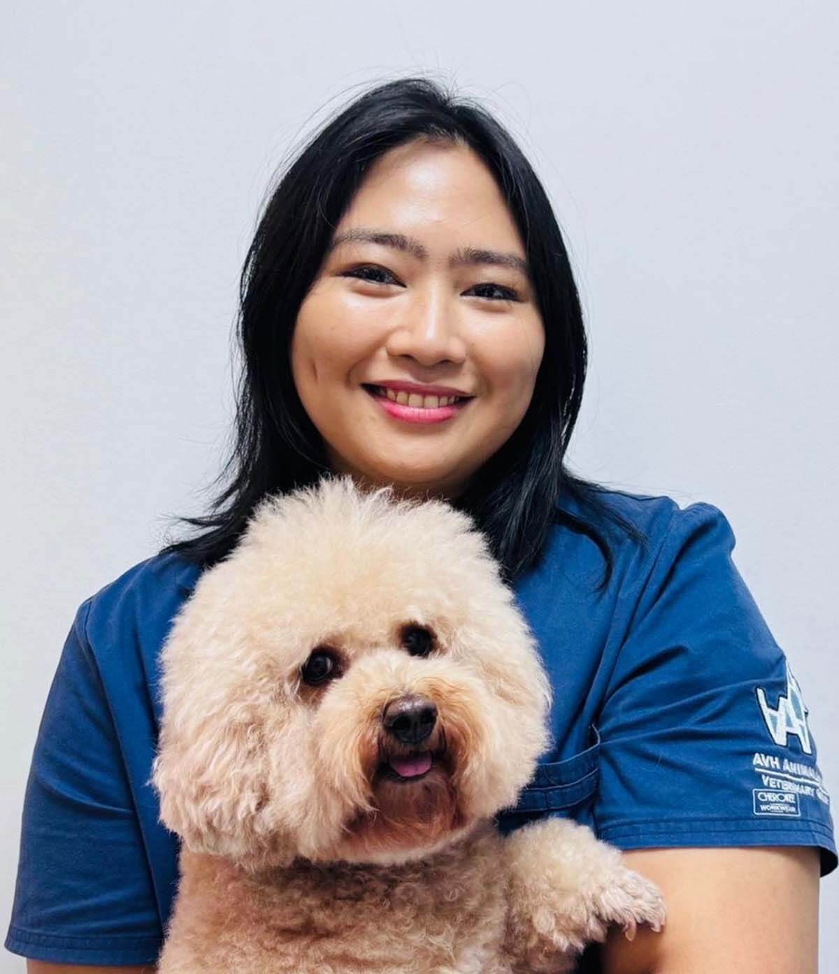 Katrina, veterinary nurse at AVH Animal Ark Vet