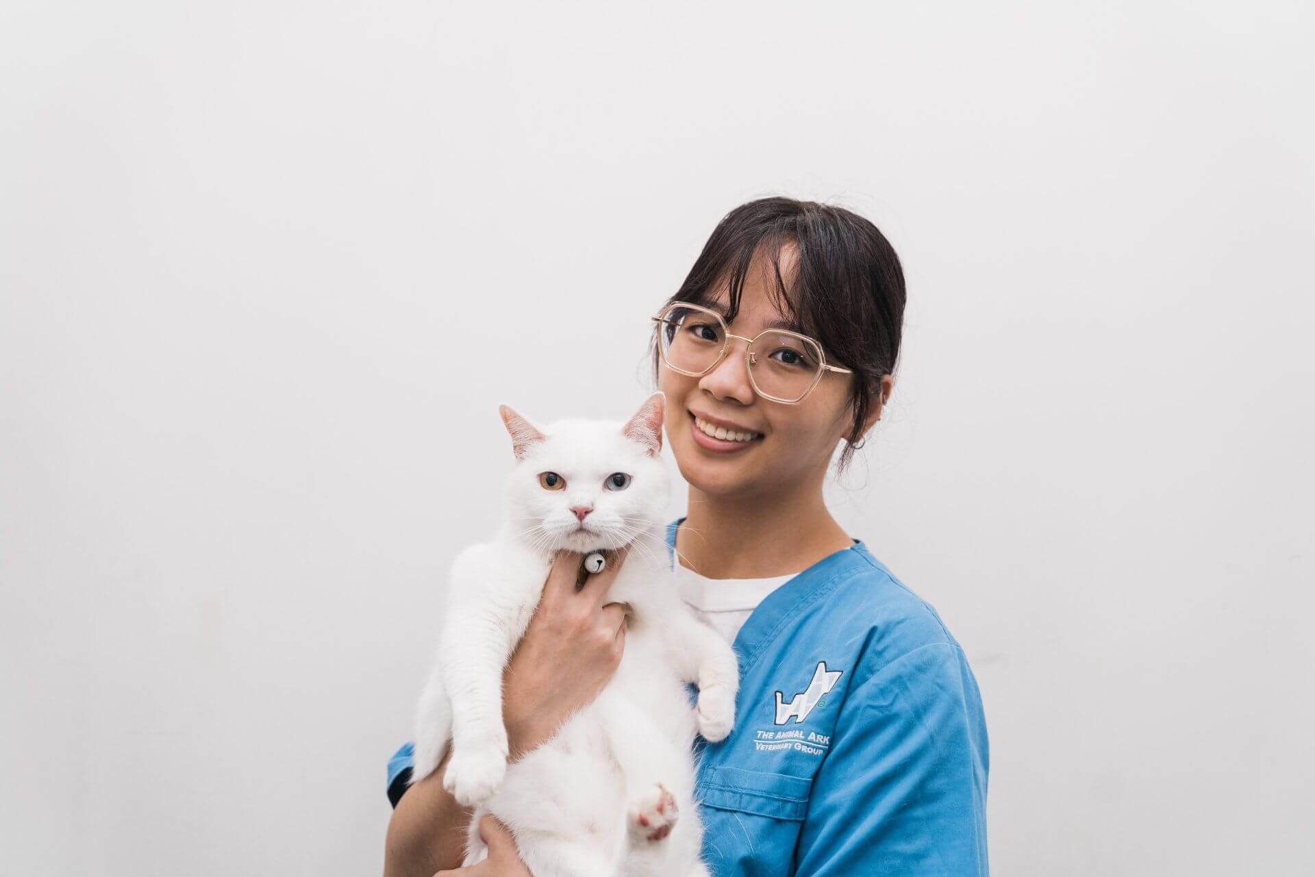 Harizah, veterinary nurse at AVH Animal Ark Vet