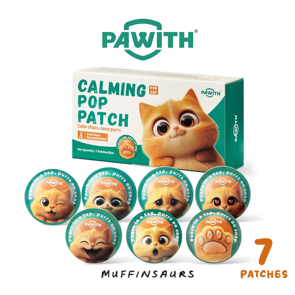 Pawith Calming Pop Patch for cats, box of seven patches